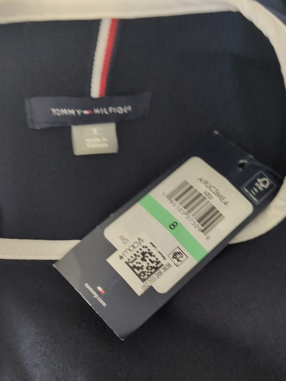 Tommy Hilfiger Navy Flutter Sleeve Sheath Dress Size 8 Nwt ❤️ - Picture 5 of 11